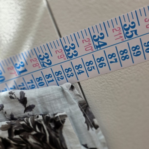 Anthropologie Floral Toile Button Down Mini Dress Blue Black Long Sleeve Size 10 - Picture 11 of 13